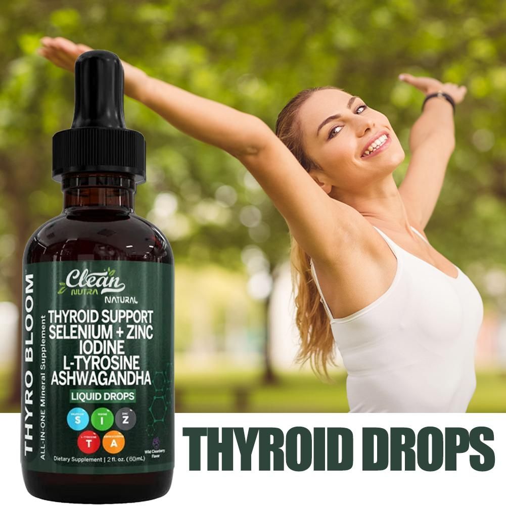 Iodine Drops Supplement - 60ml 보충제 액상 드롭스 비타민 B3&D12