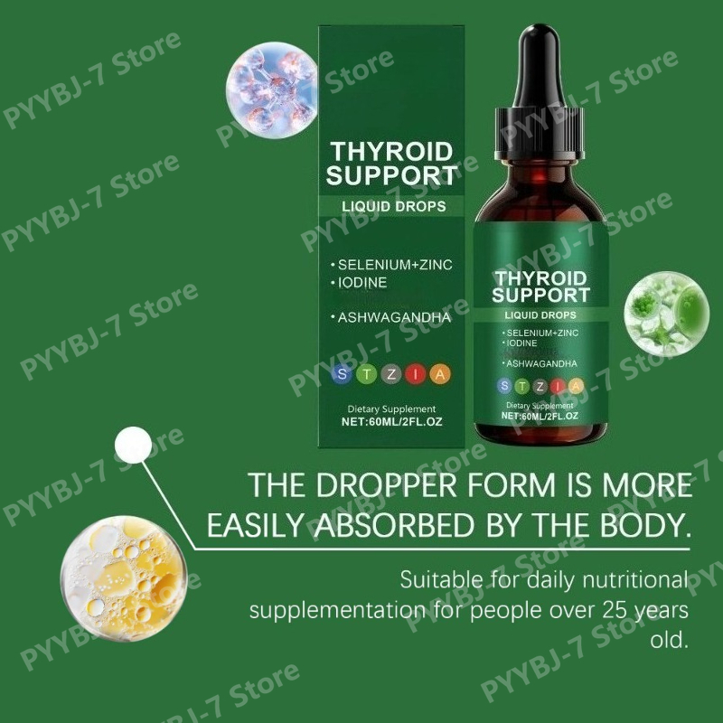 성인용 갑상선 지원 액상 드롭스 (25세 이상) 요오드 - Iodine Drops Supplement 리뷰 및 가격