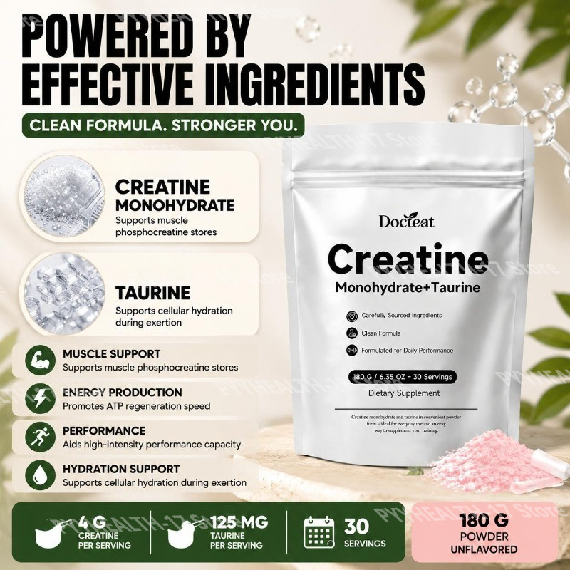 닥티에이트 크레아틴 모노하이드레이트+타우린 파우더, A - Creatine Monohydrate Powder 리뷰 및 가격