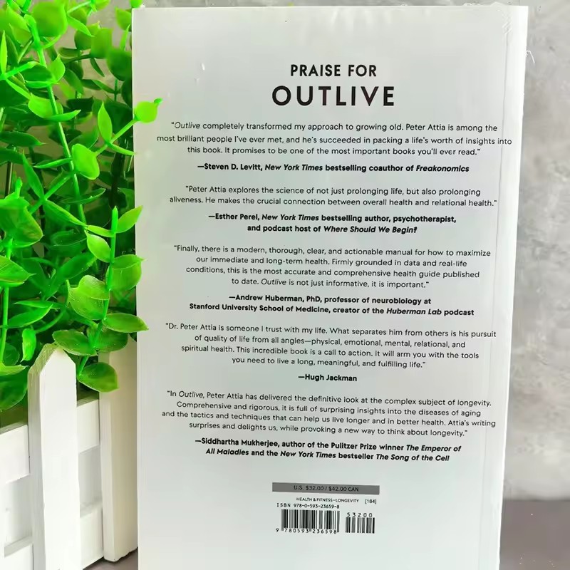Outlive By Peter Attia 과학 기반 장 - Nutrition And Exercise 리뷰 및 가격